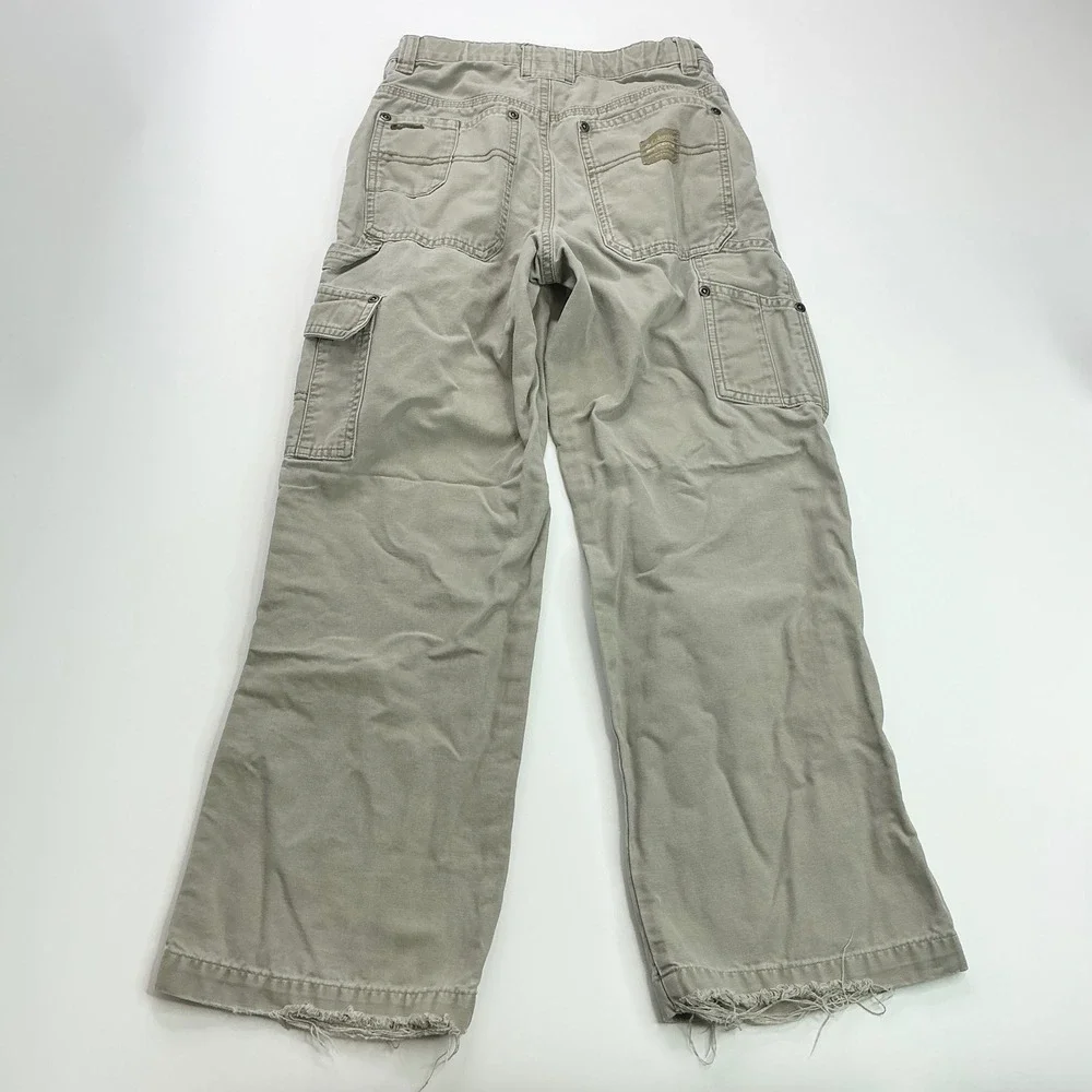 Columbia Khaki Cargo Pants Kids Size 10 Youth Rugged Cotton Canvas Outdoor